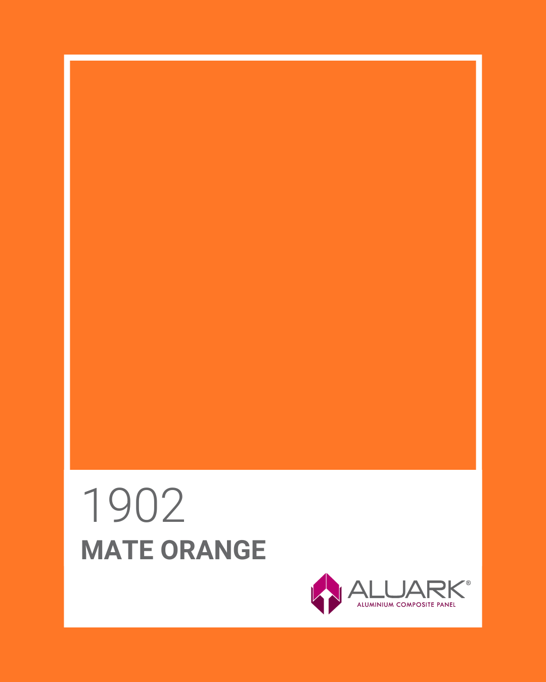 1902 MATE ORANGE 1500X5500 3MM PVDF Kynar 500