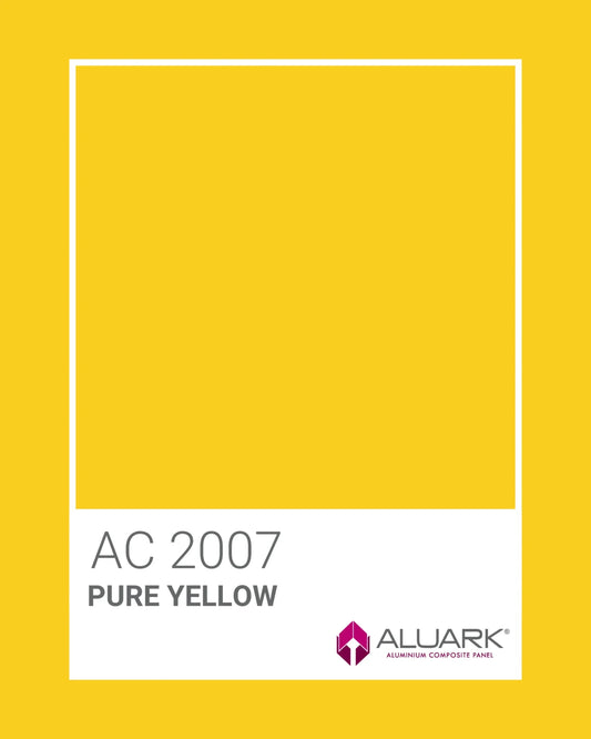 AC 2007 PURE YELLOW PFC 1500X5500 3MM PVDF Kynar 500