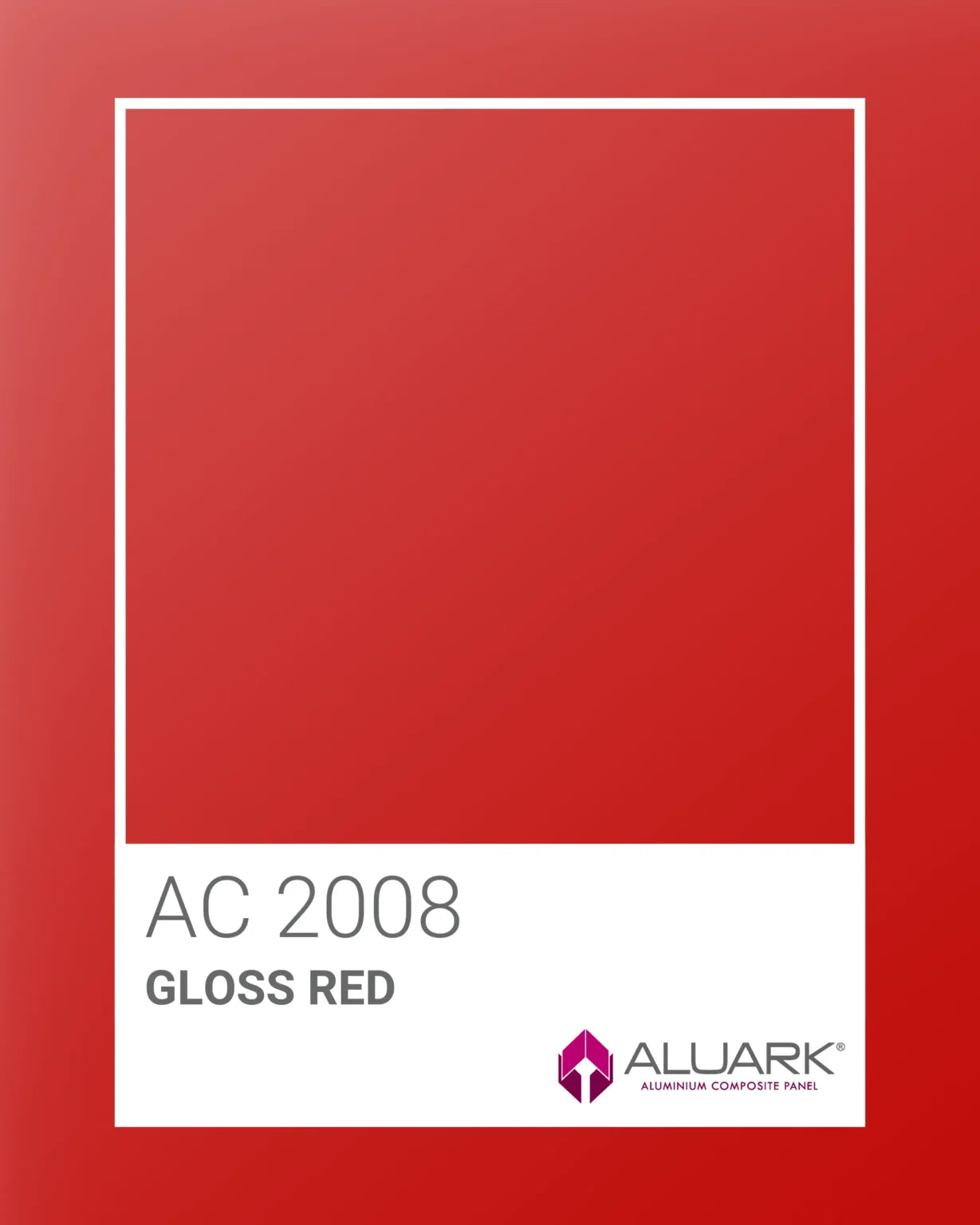 AC 2008 GLOSS RED 1500X5500 4MM PVDF Kynar 500