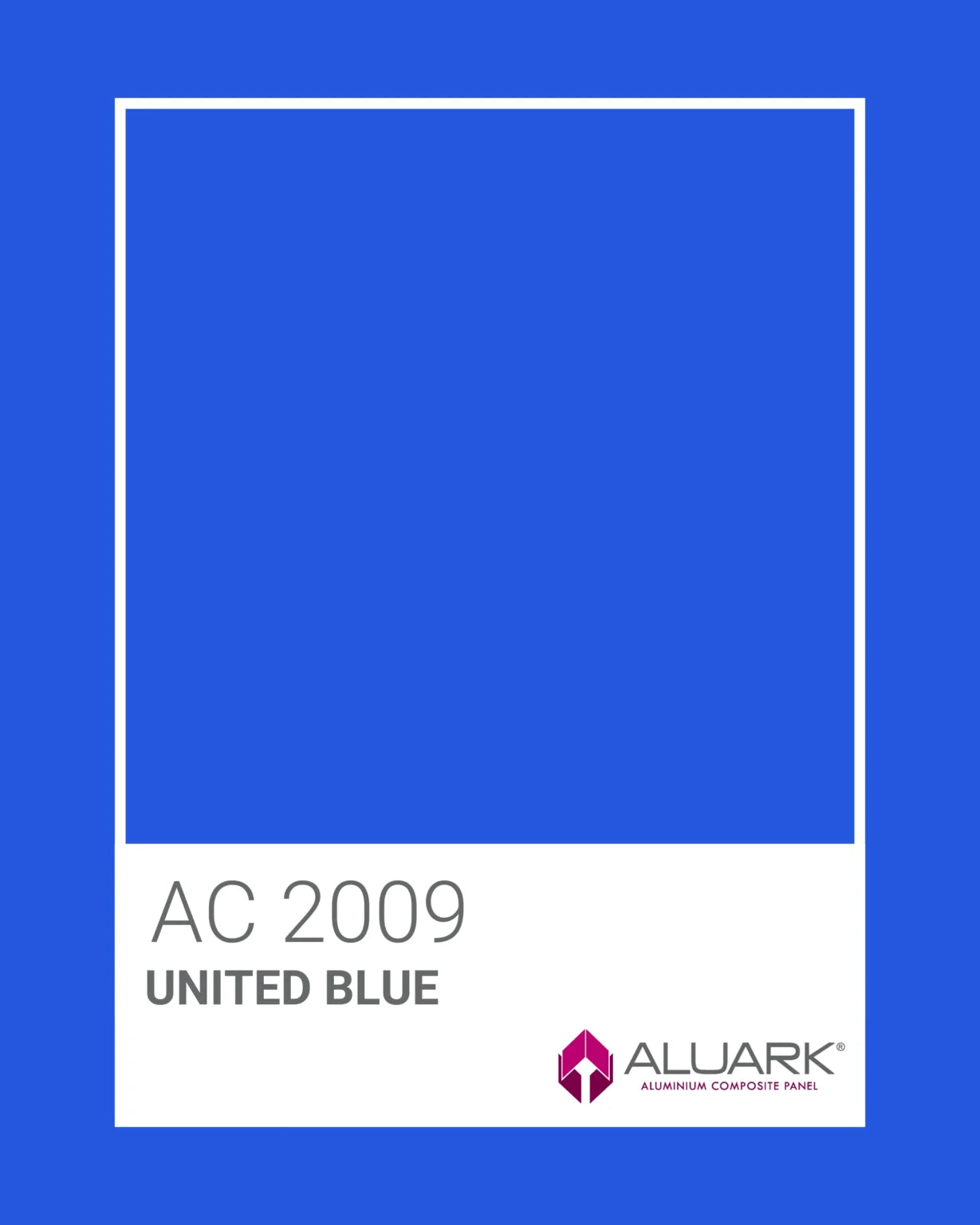 AC 2009 UNITED BLUE PFC 1500X5500 4MM PVDF Kynar 500