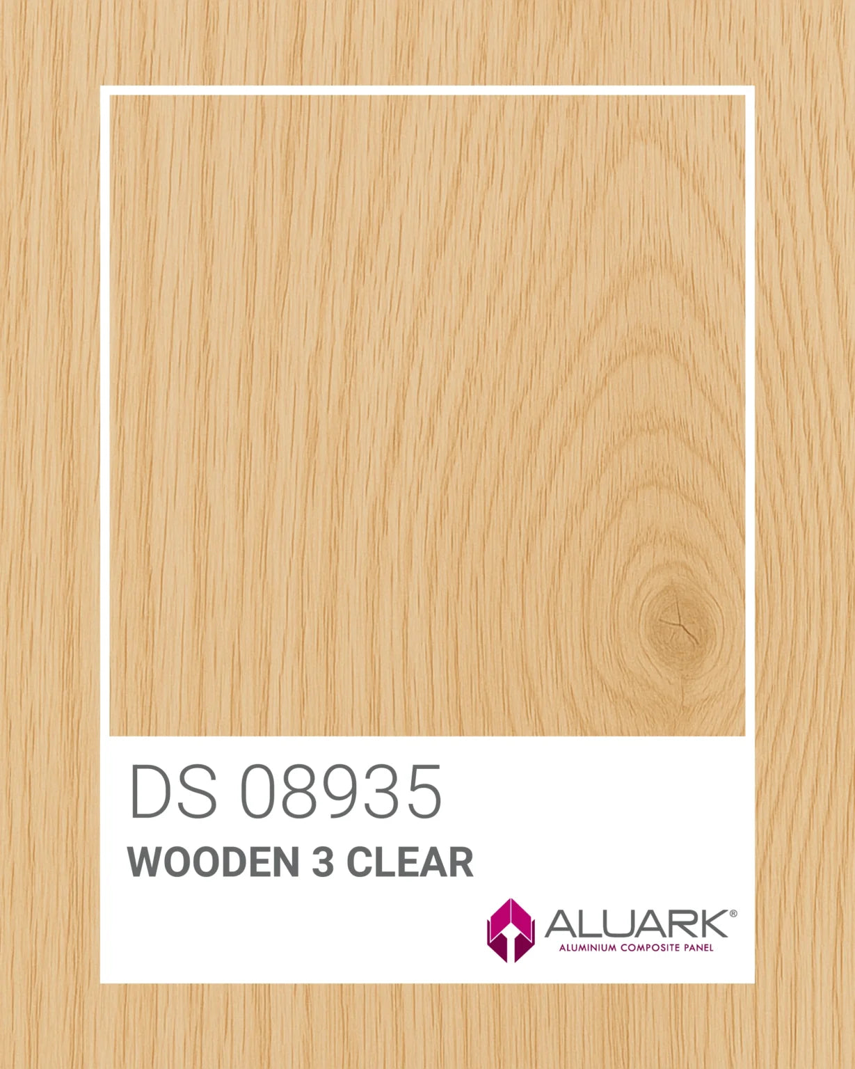 DS 08935 WOODEN 3 CLEAR 1500X5500 4MM PVDF Kynar 500